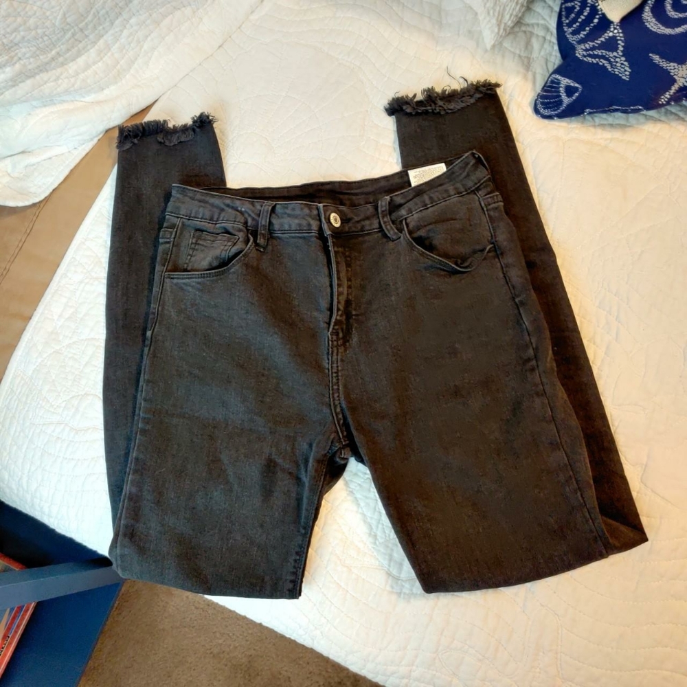 PacSun Black Mid-Rise Skinny Jeans Size Large